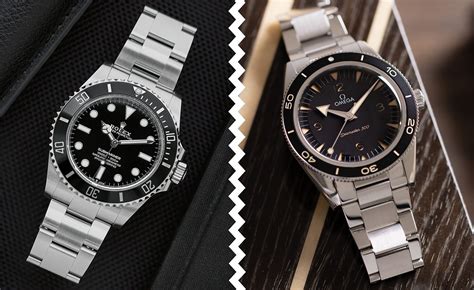 vintage omega seamaster 300 vs rolex submariner